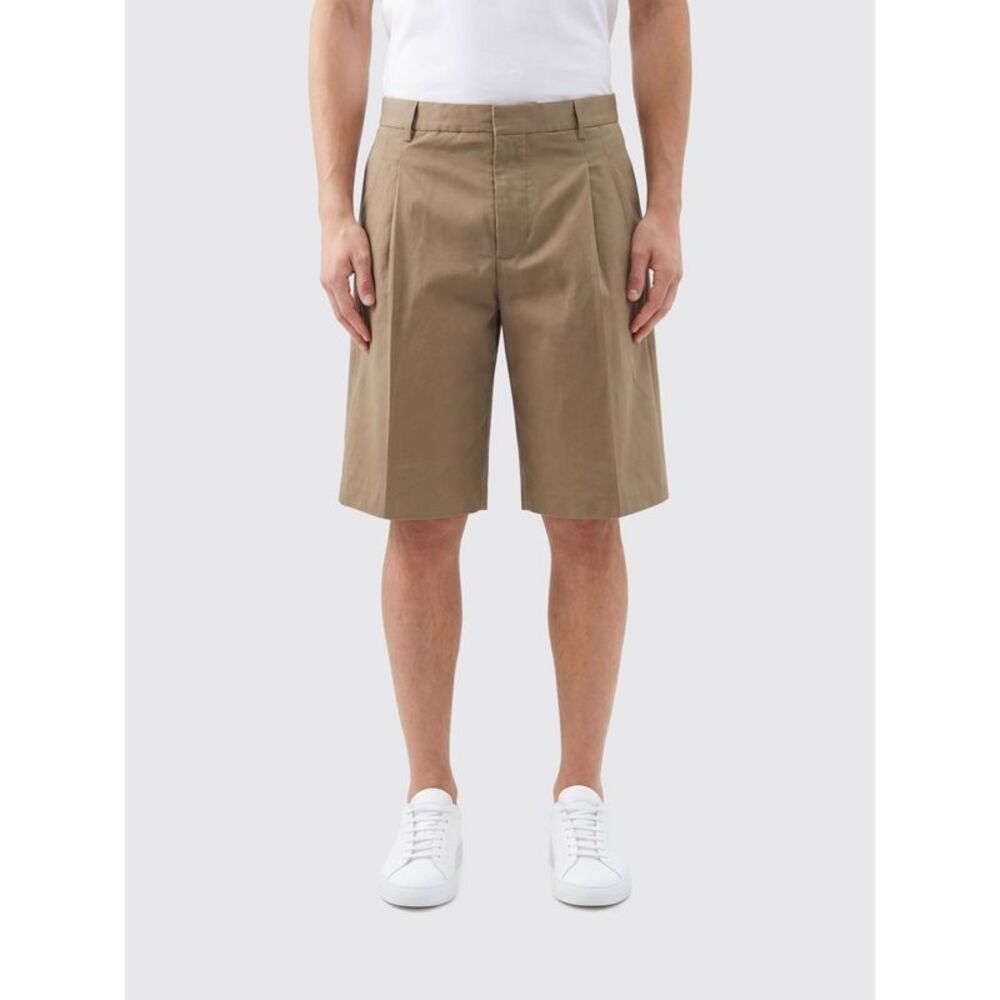 Ami Paris Shorts Men Beige